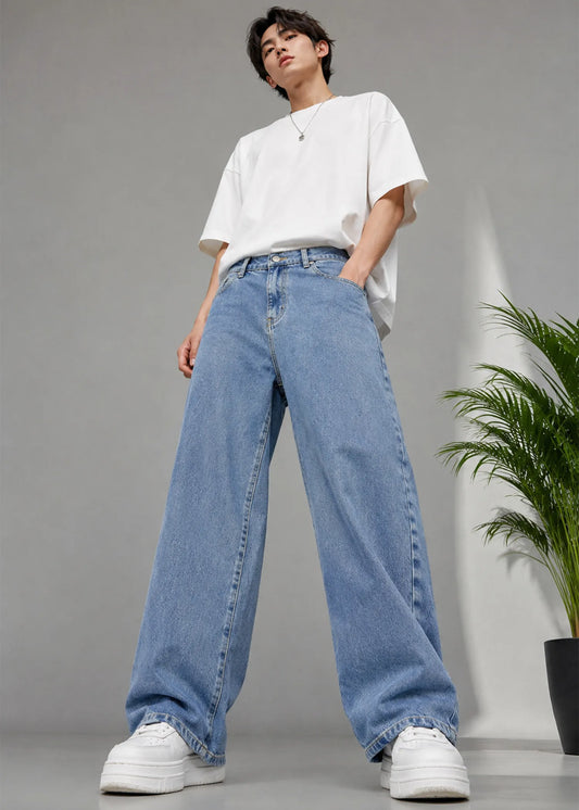 Primark Men Loose Fit Jeans Light Blue US 616