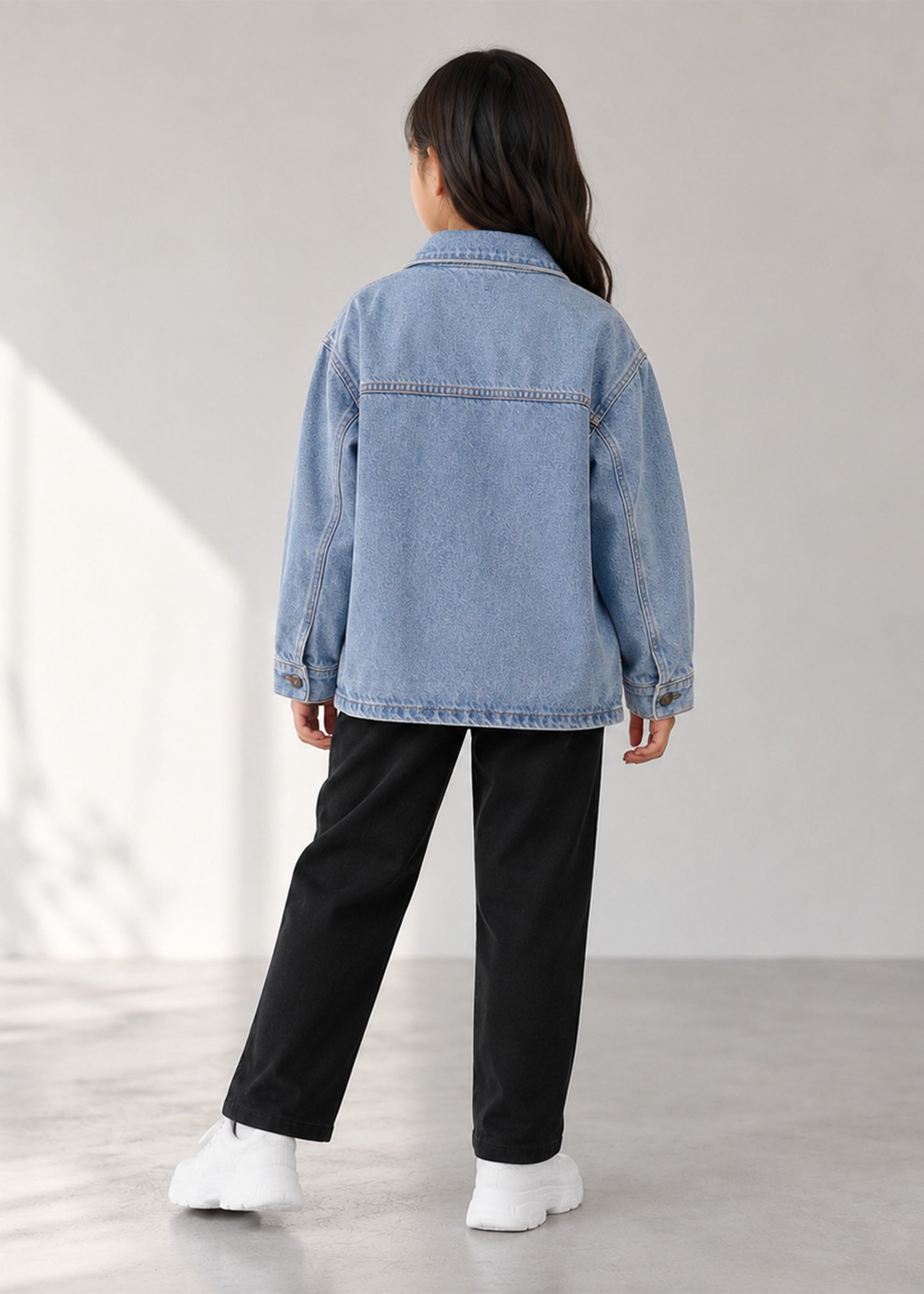 John Lewis Girls Denim Jacket Light Blue US 655
