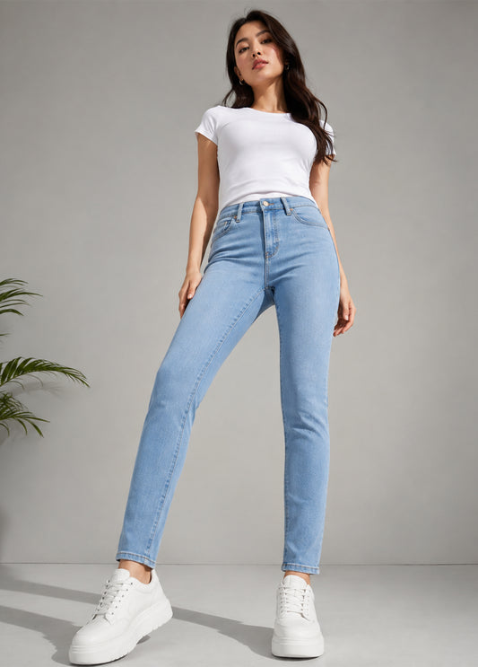 Express Women Skinny Fit Jeans Light Blue US 679