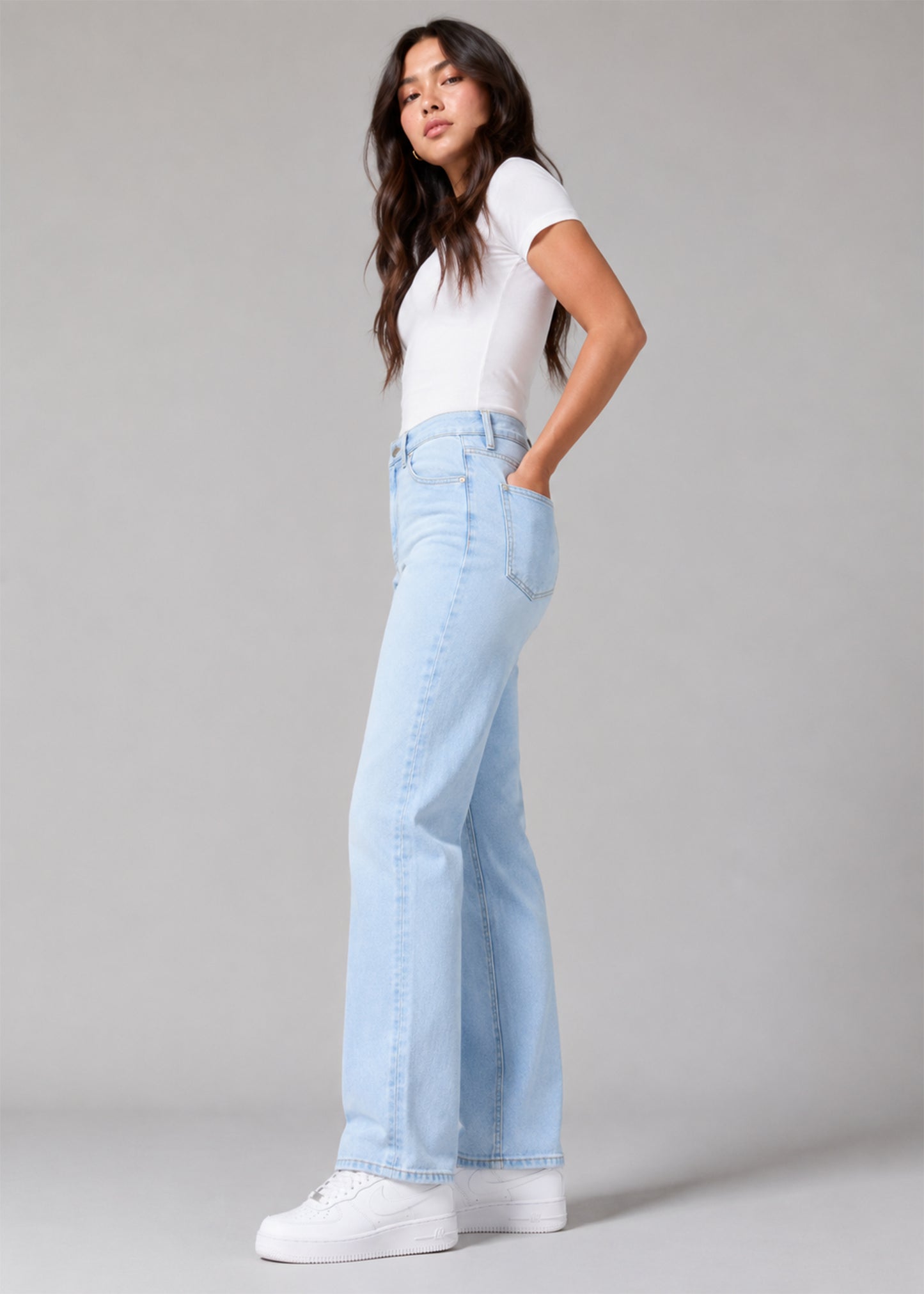 C&A Women Silm Fit Jeans Light Blue US 693