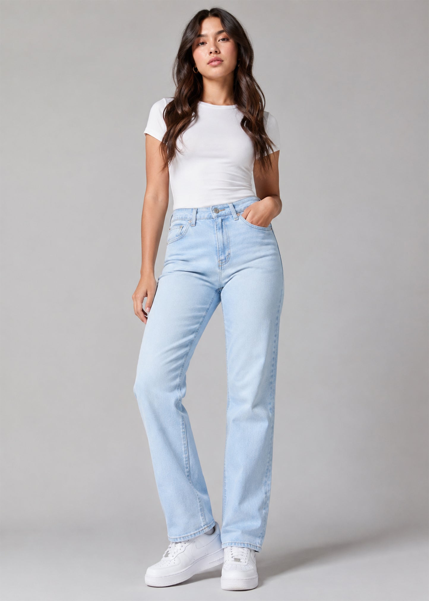 C&A Women Silm Fit Jeans Light Blue US 693