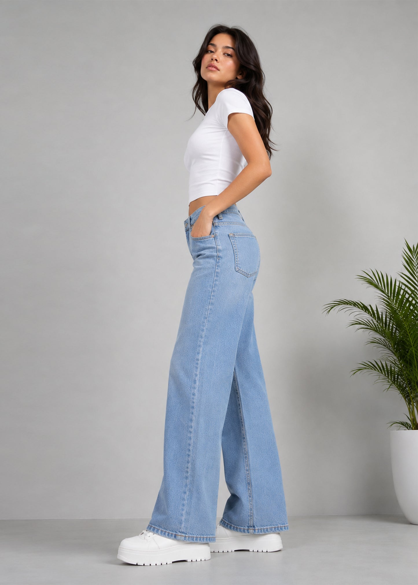 C&A Women BootCut jeans Light Bule US 682