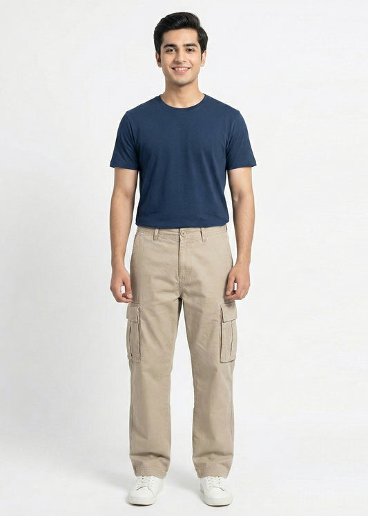 Jack & Jones-Loose Fit Cargos Pants BRN 10
