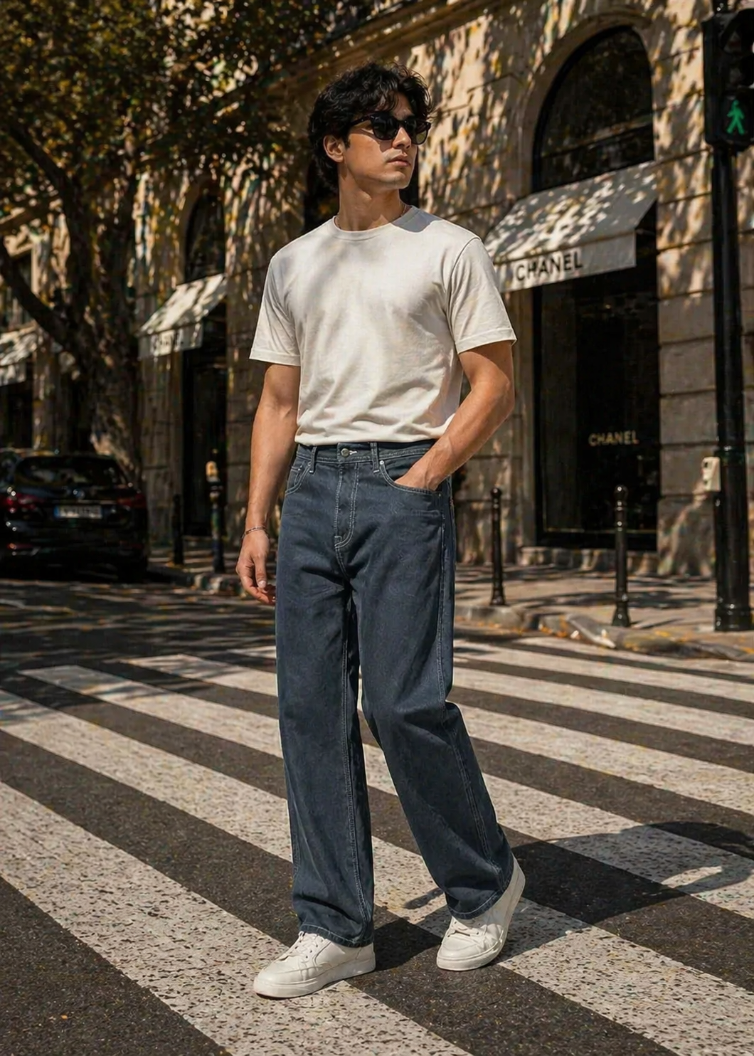 Jack & Jones-Loose Fit Jeans J&J Slate Blue 28