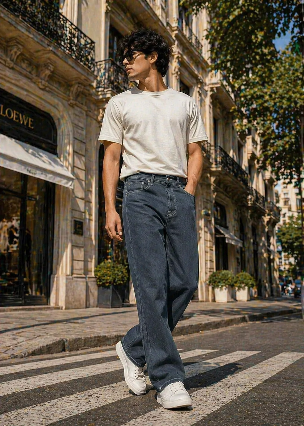 Jack & Jones-Loose Fit Jeans J&J Slate Blue 28