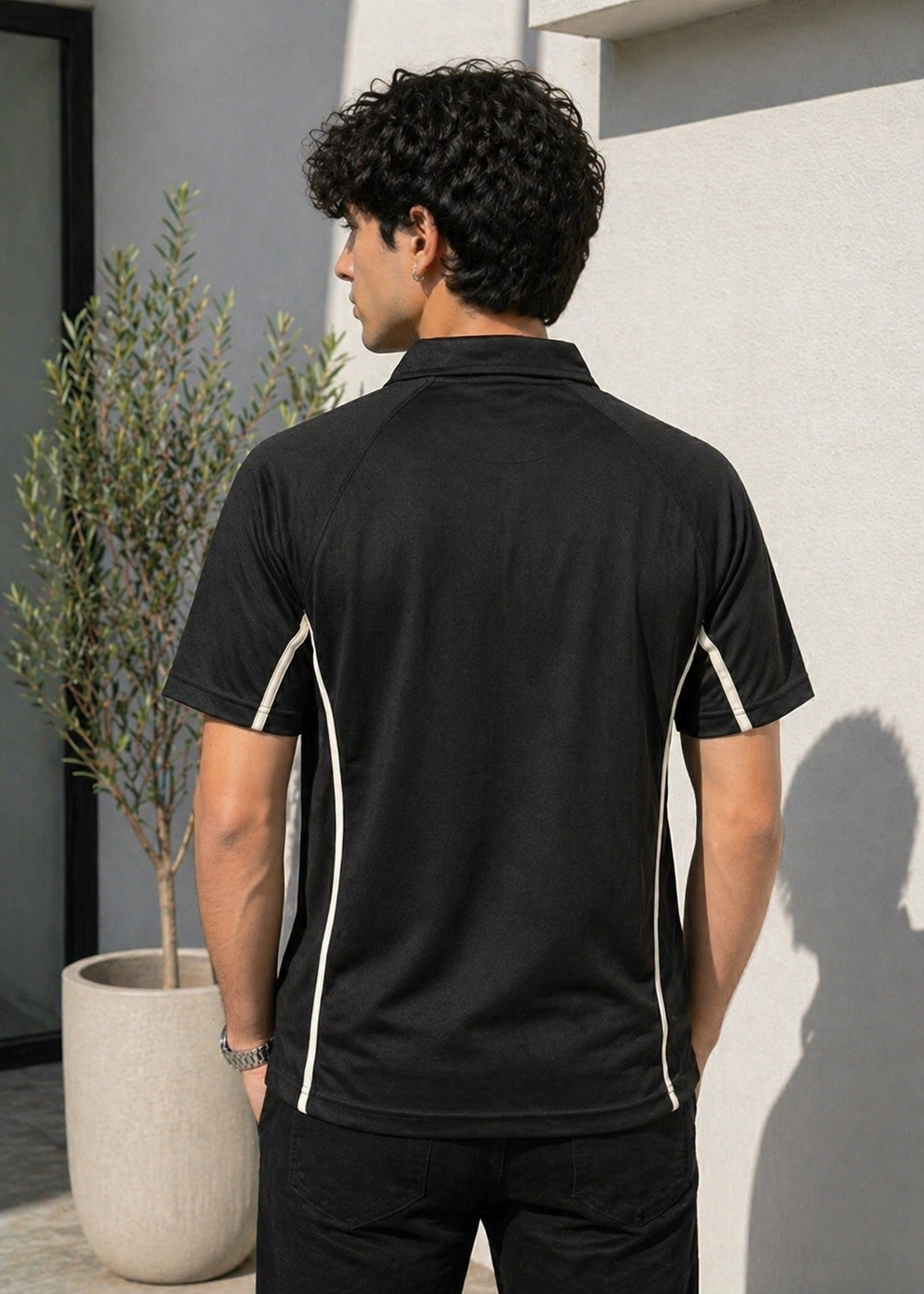 Falcon-Men FLN Polo Shirts Black/Black