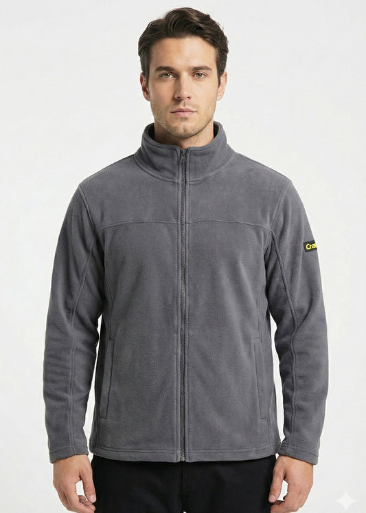 Arrow-Men Full Zip Polar Fleece Gray SP