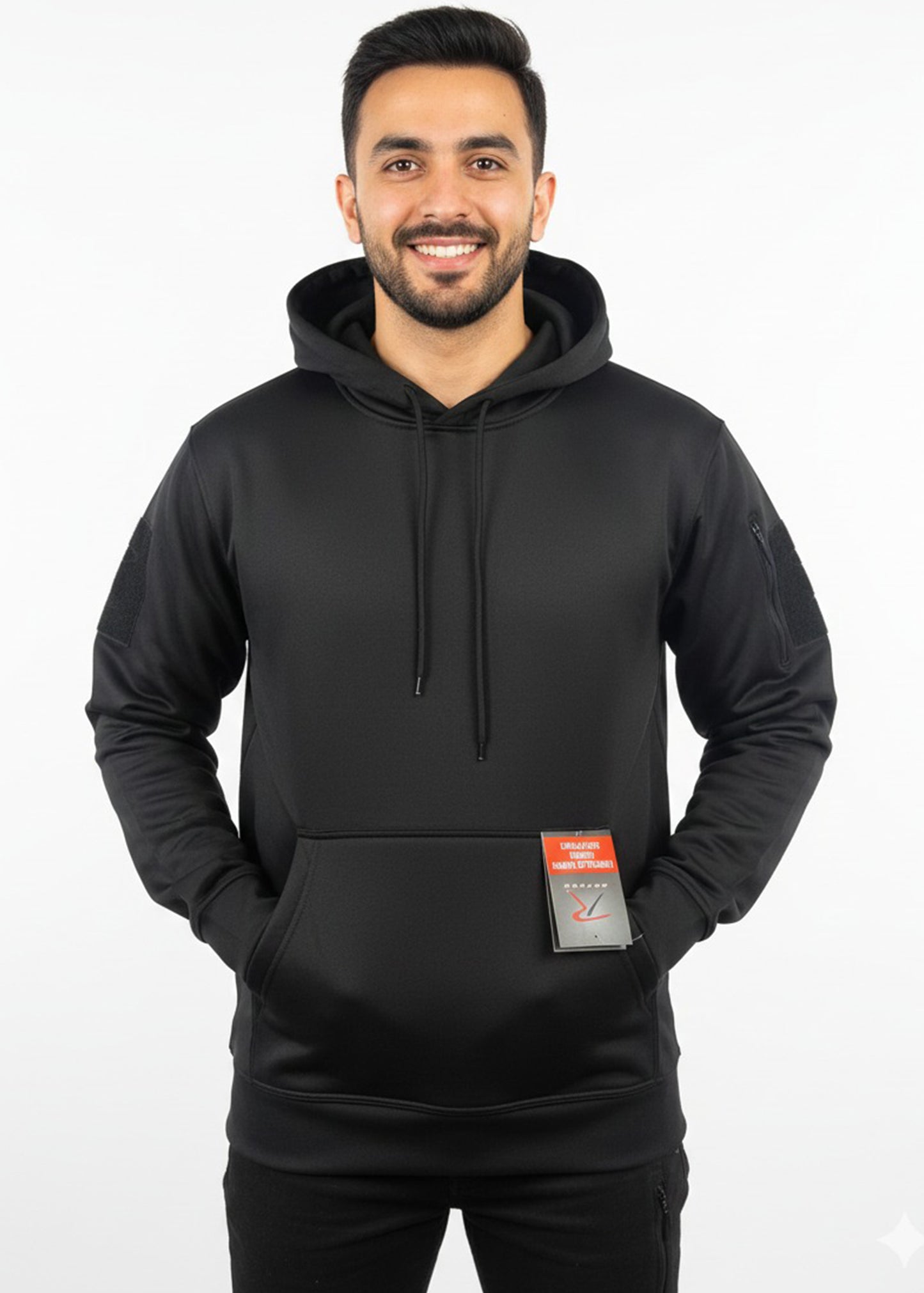 Arrow-Men Hood Black Plain 112 SP