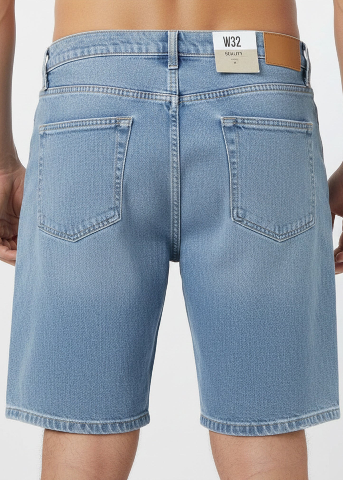 H&M-Men Jeans Shorts Blue US 02