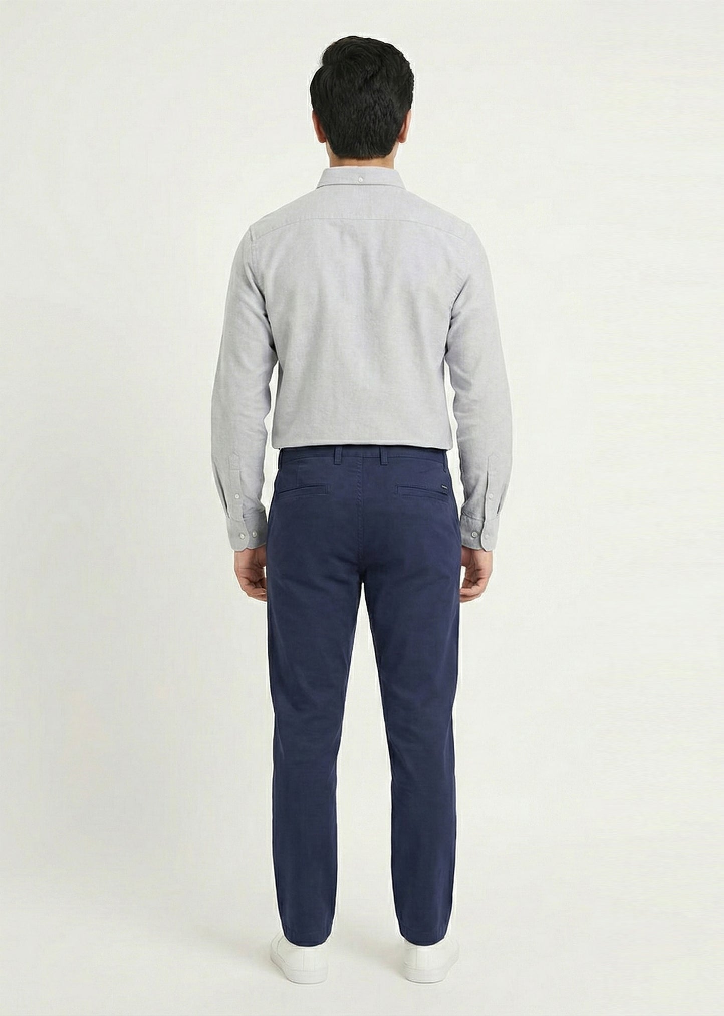Jack & Jones-Men Straight Fit Cotton Jeans Navy Blue Pants (01)