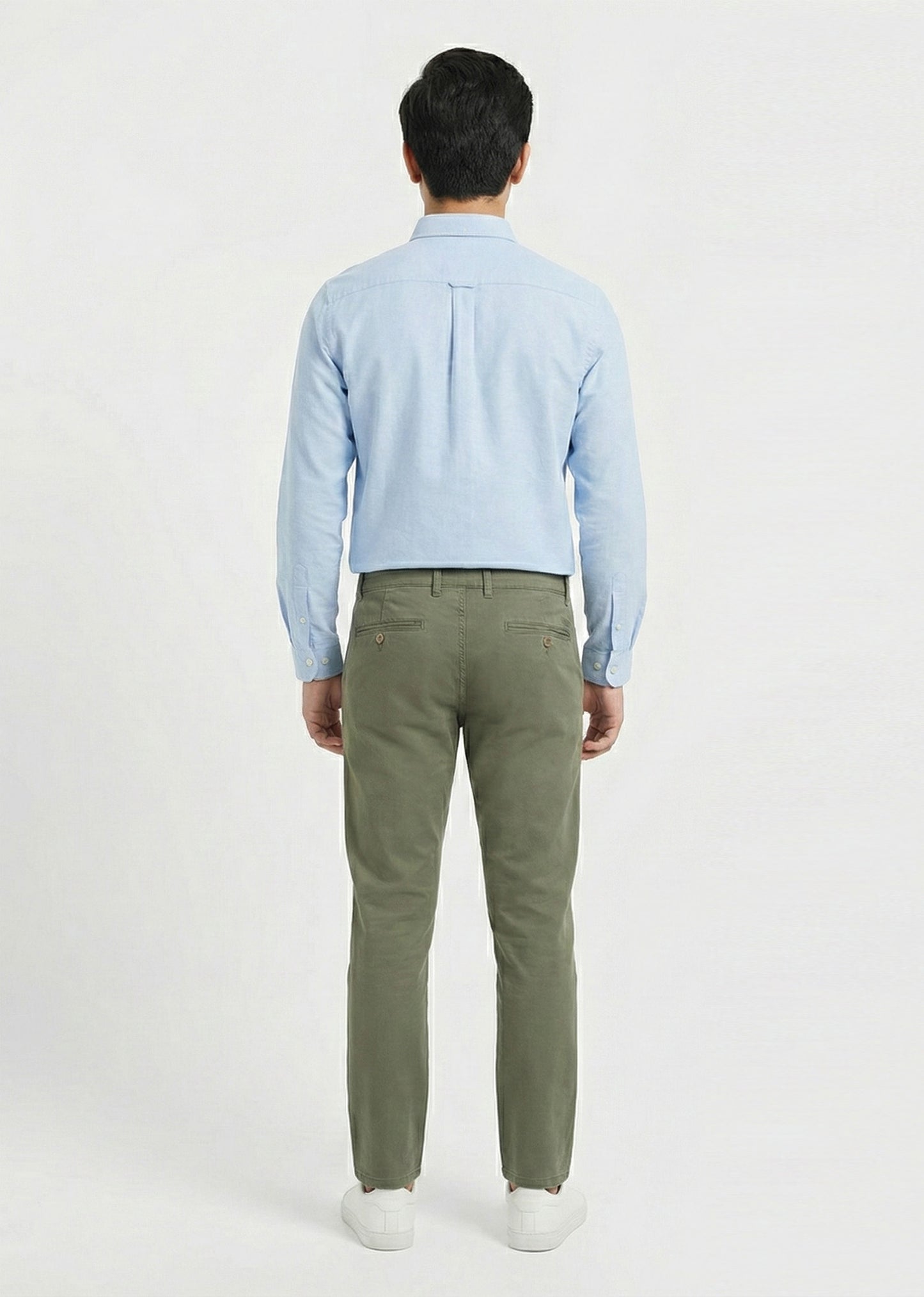 Jack & Jones-Men Straight Fit Cotton Jeans Olive Pants (03)