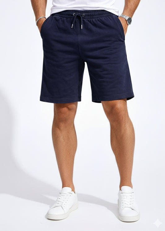 Primark-Men Terry's Shorts Navy 01