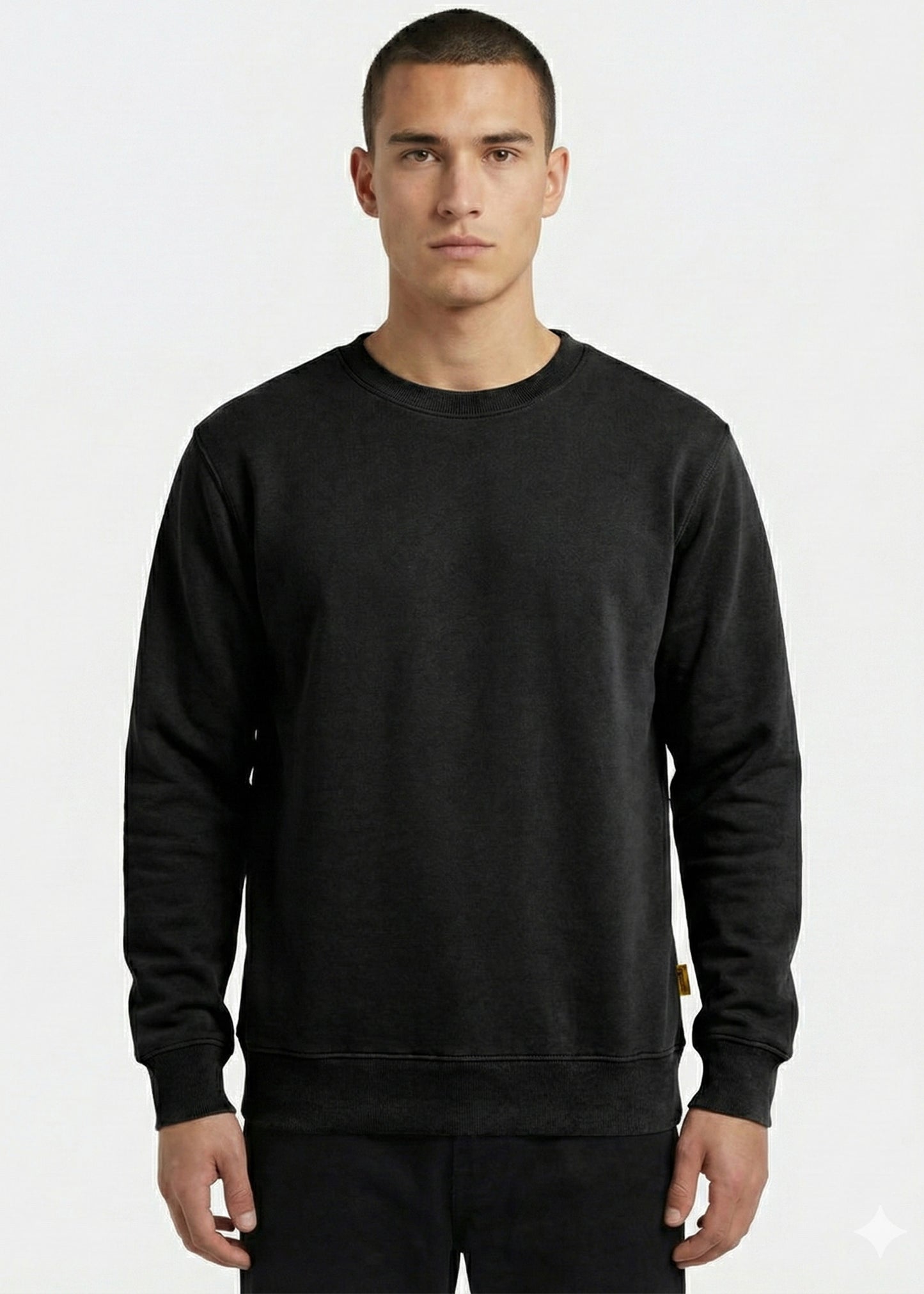 Arrow-Men Sweat Shirt Black BW SP