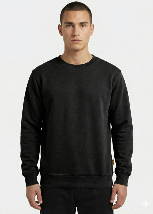 Arrow-Men Sweat Shirt Black BW SP