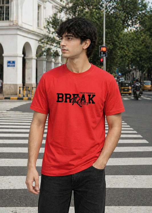 Brerak-Men T-Shirt Red 08
