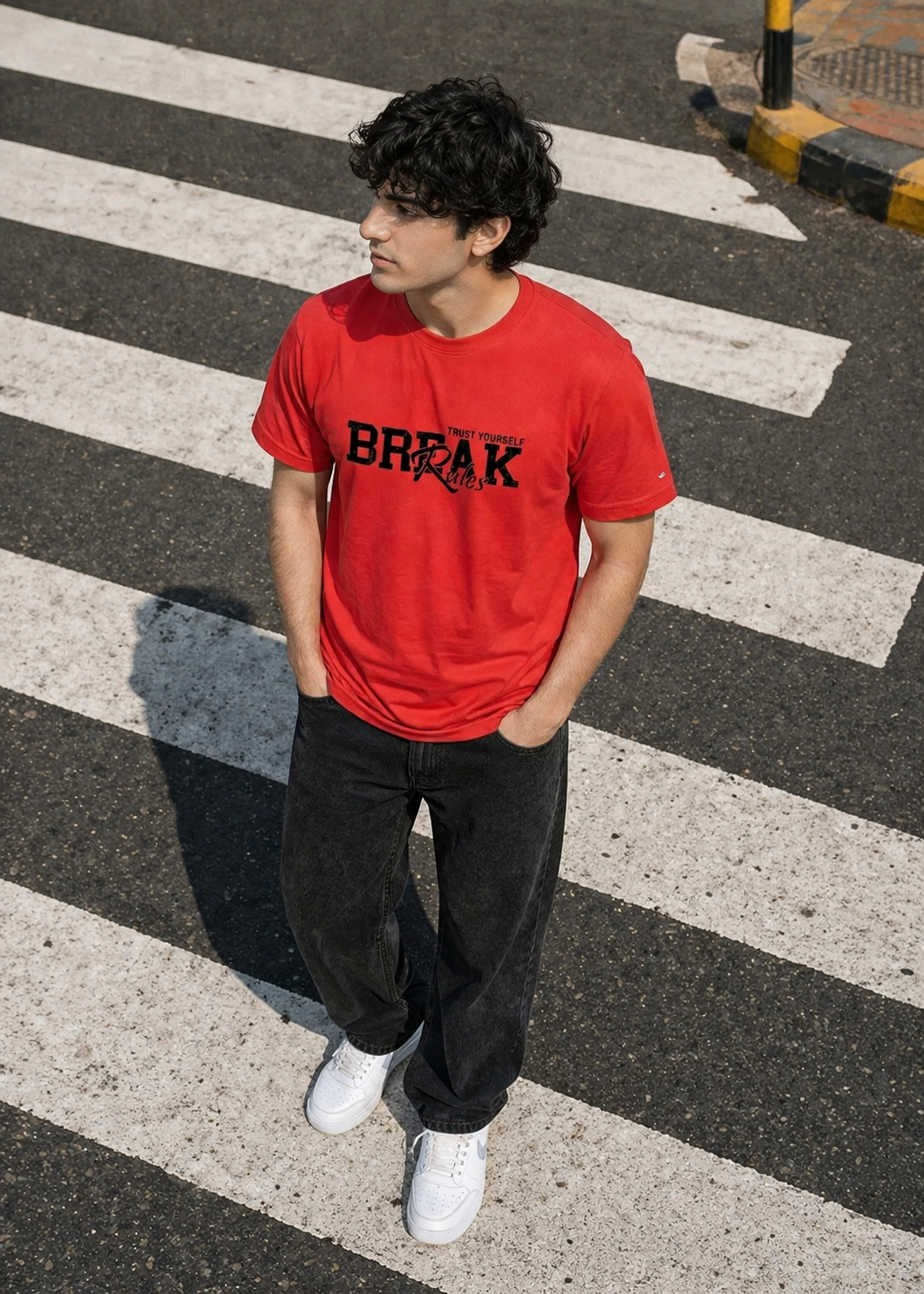 Brerak-Men T-Shirt Red 08