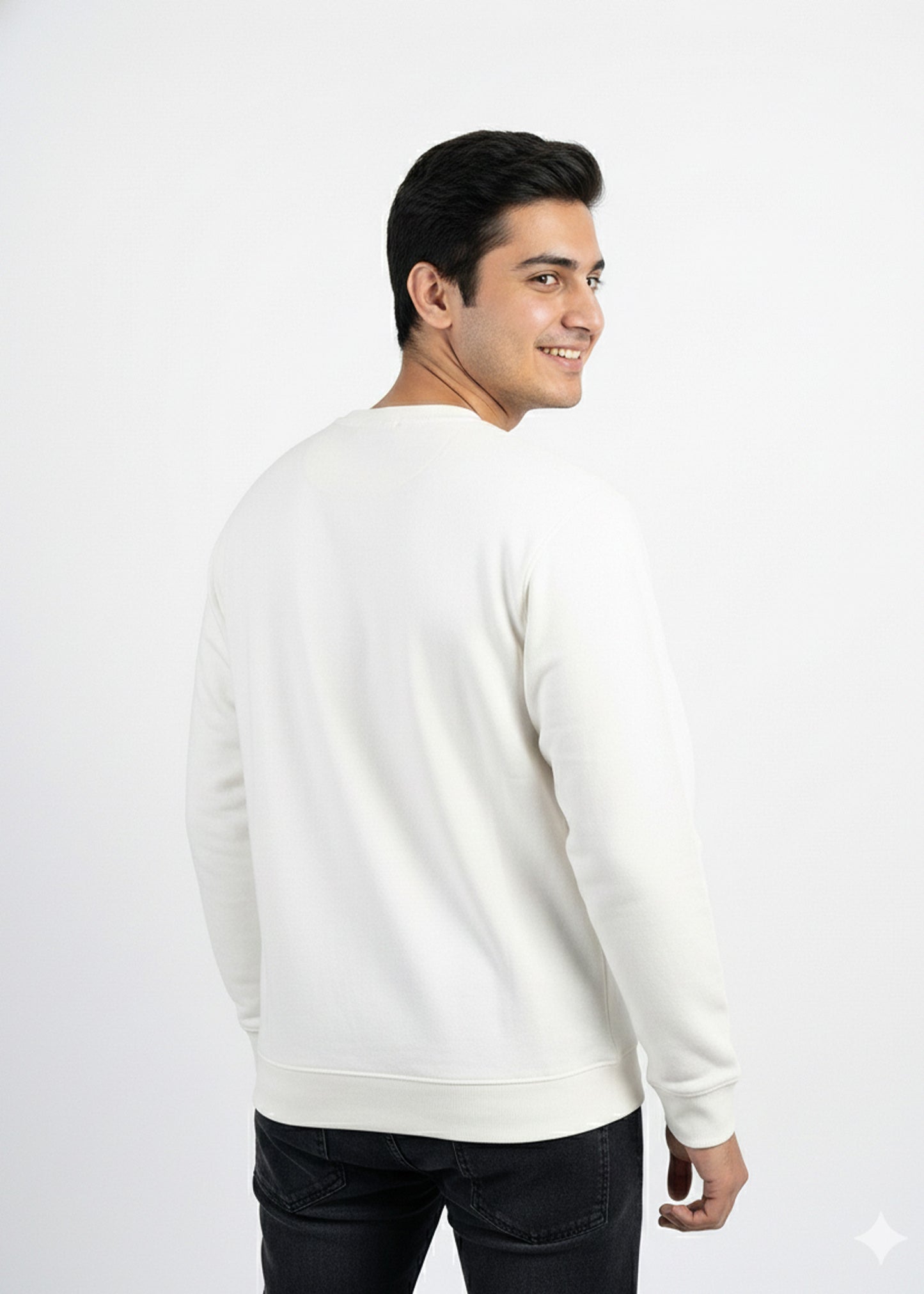Arrow-Men White Sweatshirt SP