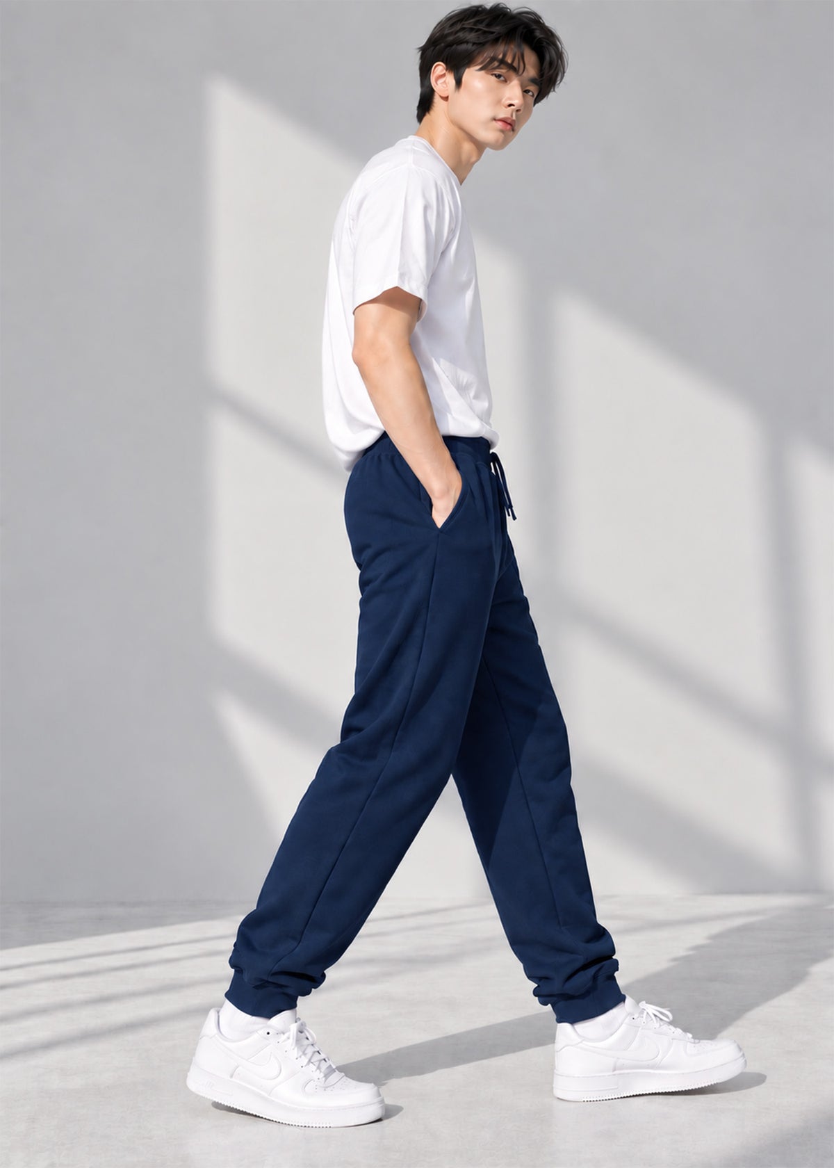 Arrow Men's Fleece Trouser Navy 777