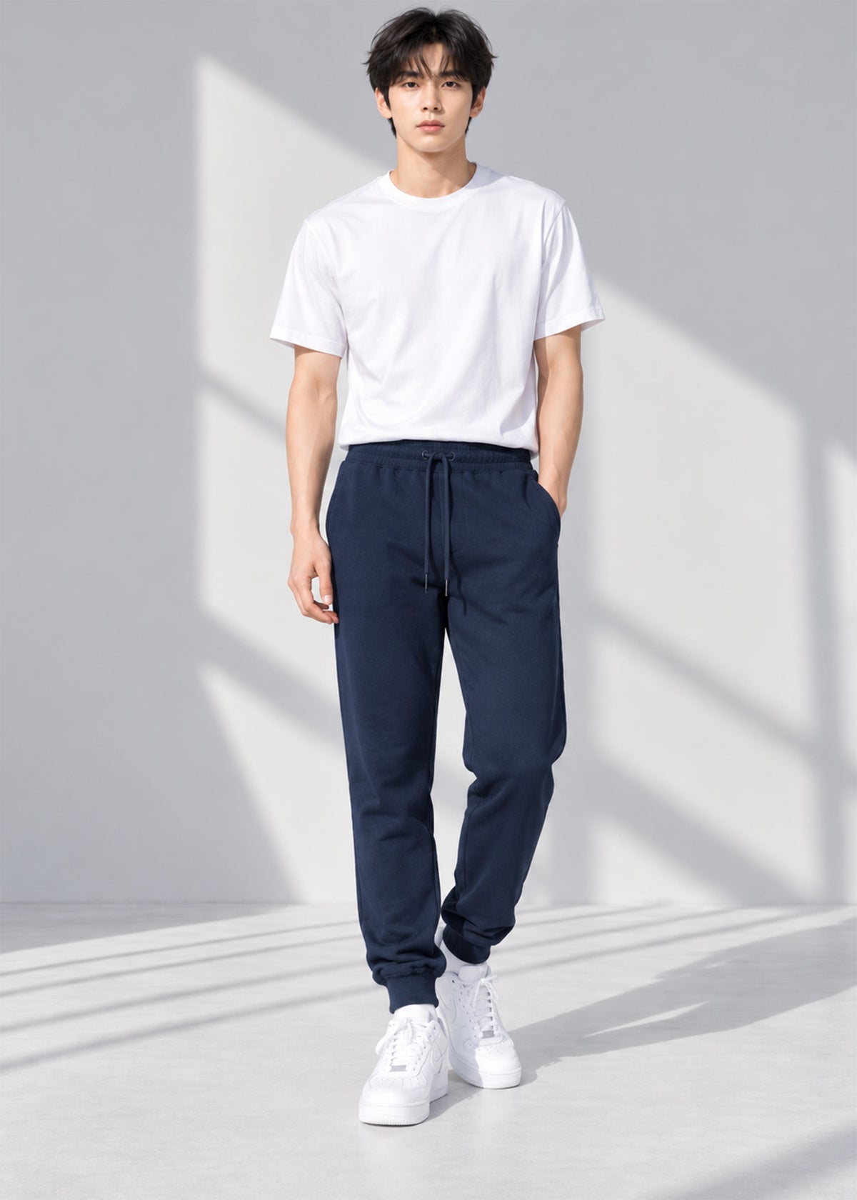 Arrow Men's Fleece Trouser Navy 777