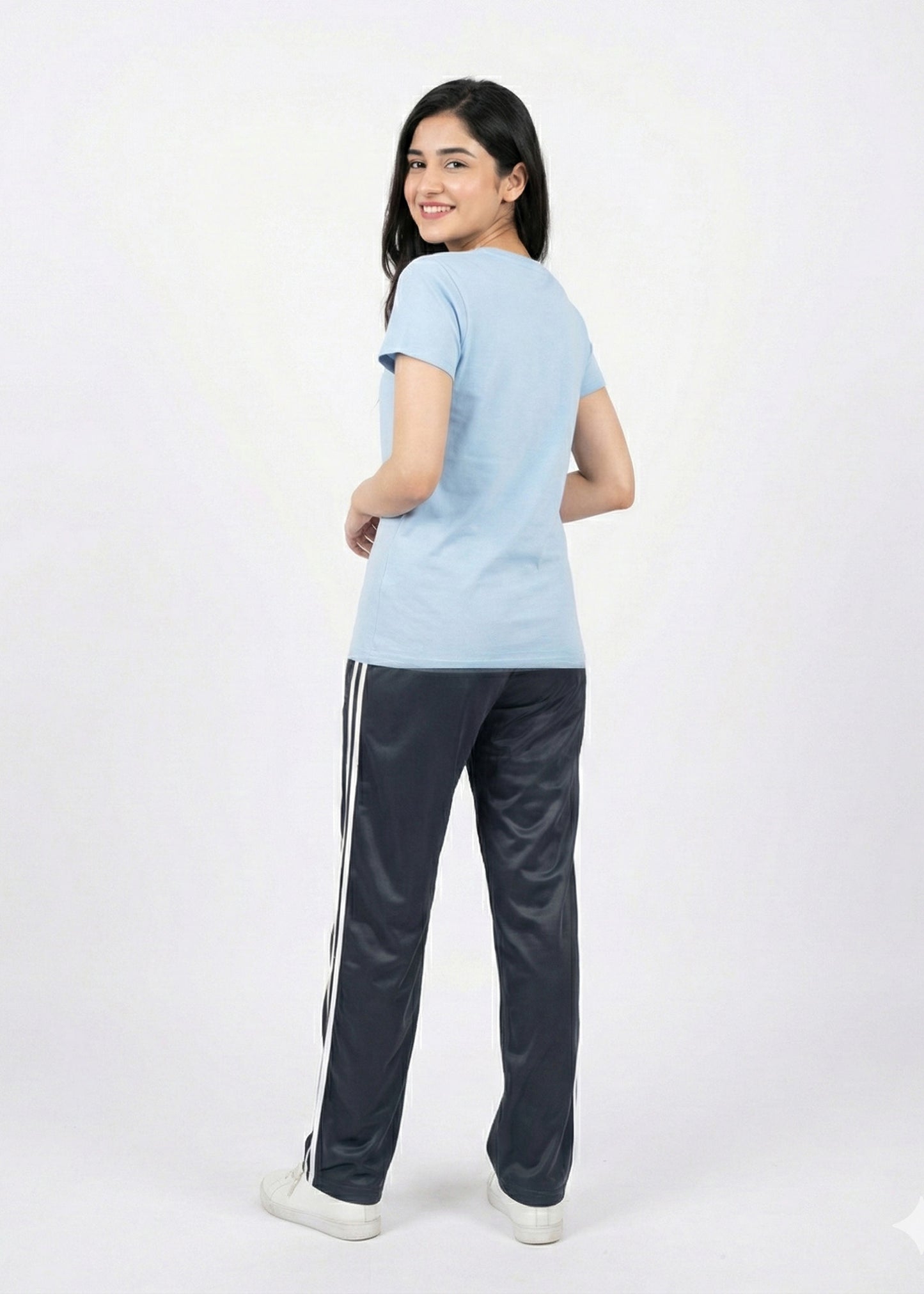 Nelsson-Women Gray Fleece Trouser NS