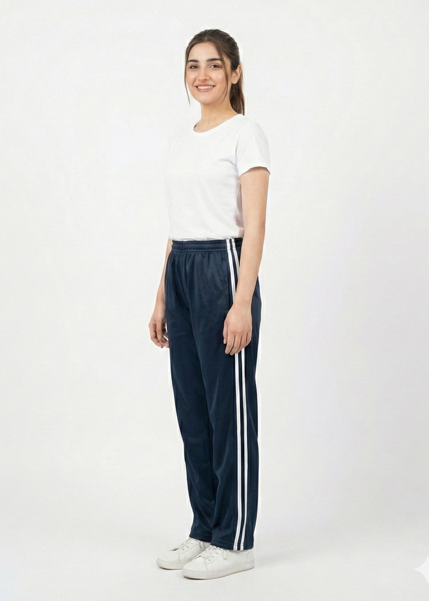 Nelsson-Women Navy Fleece Trouser NS