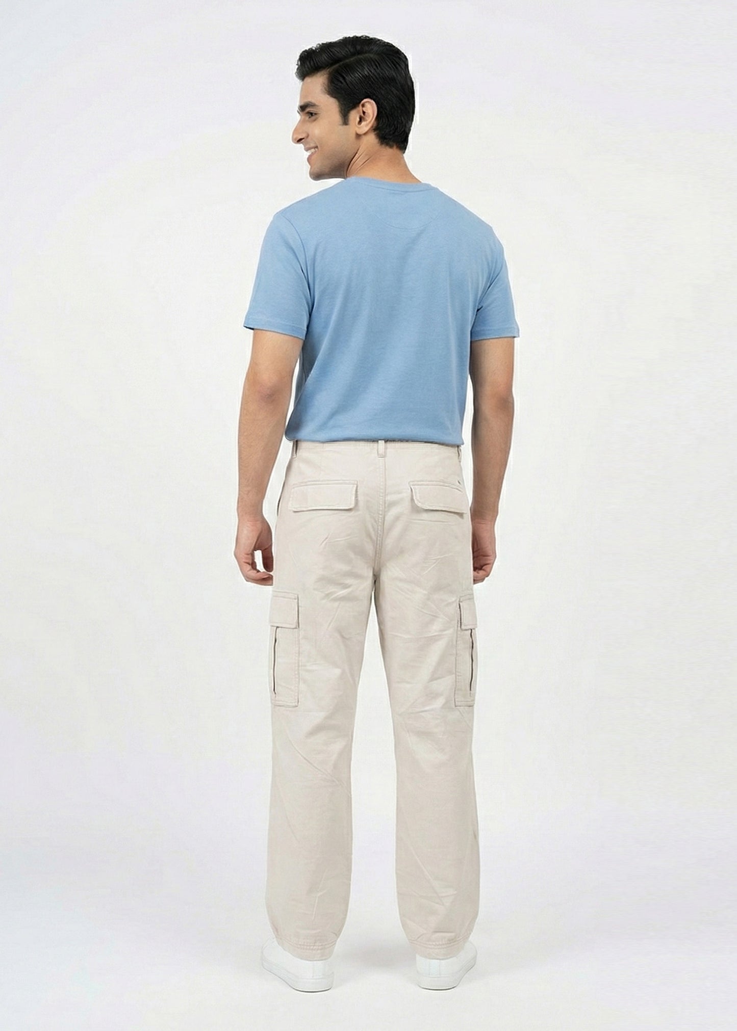 Jack & Jones-Loose Fit Cargos Pants O-White 09
