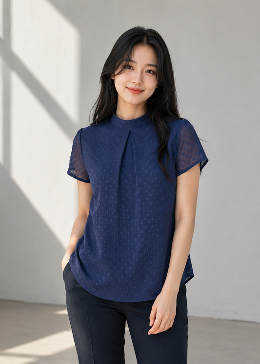 Pakistani Brands LO-Women Top Blue