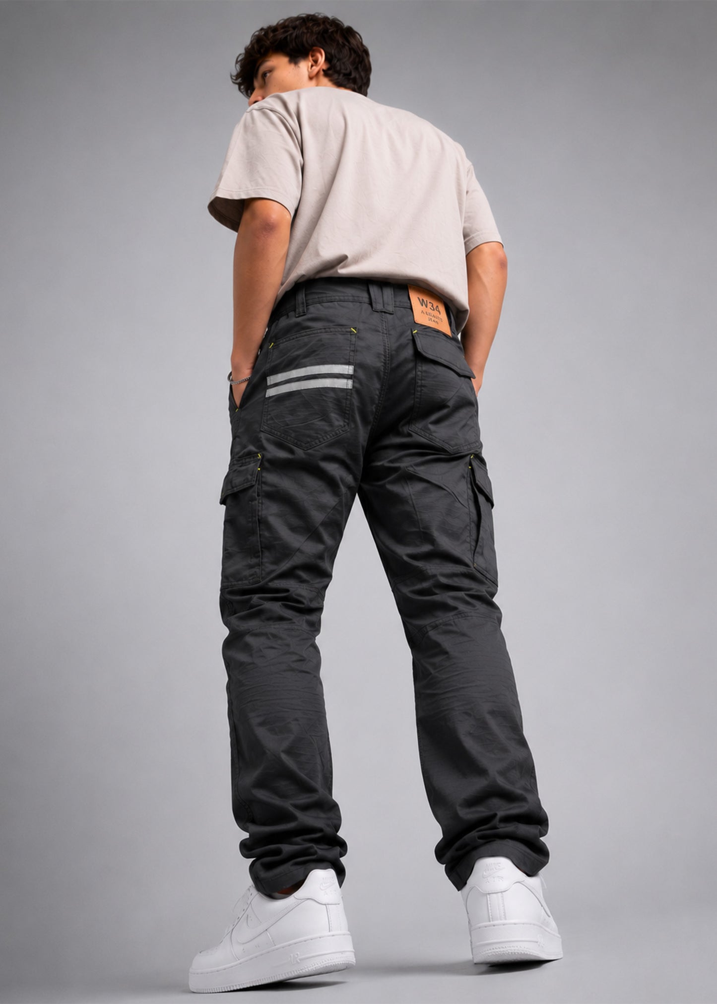 Payper Men's Cargo Pants Black 551
