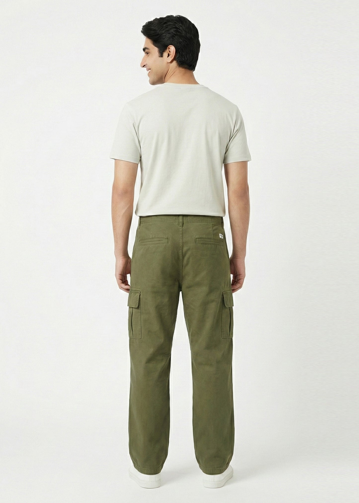Jack & Jones-Loose Fit Cargos Pants Olive 21