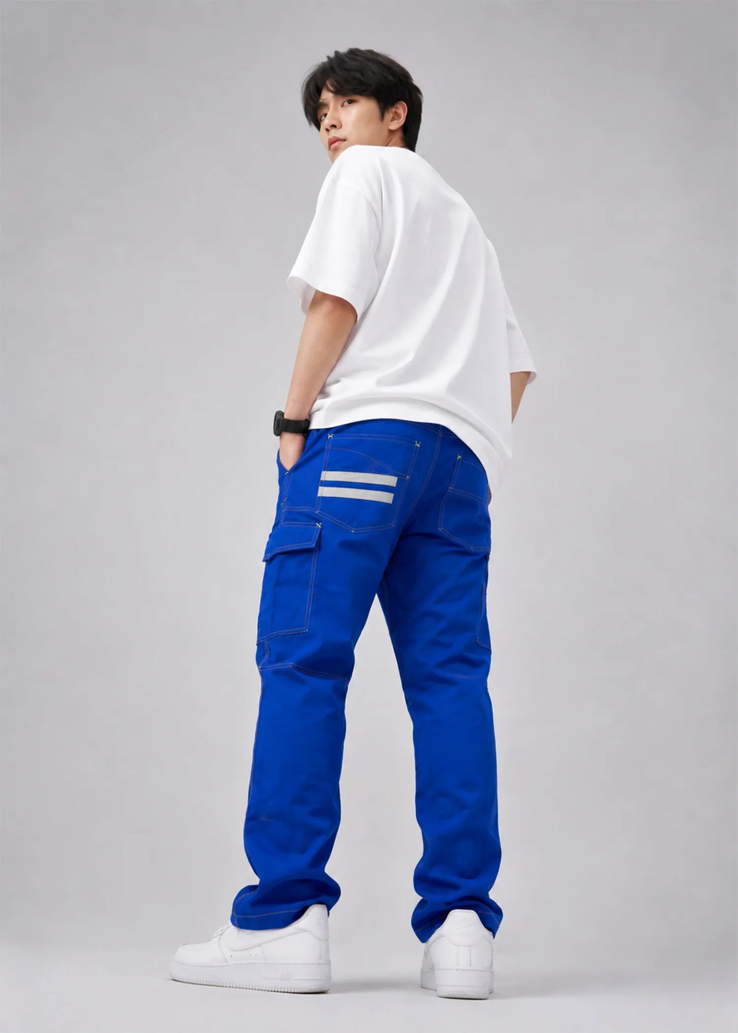 Payper Men's Cargo Pants Royal Blue 574