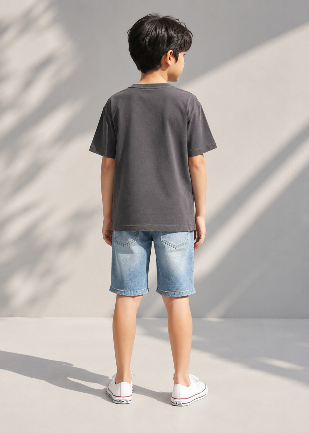 Primark-Boy's T-Shirt Dark Gray WTB
