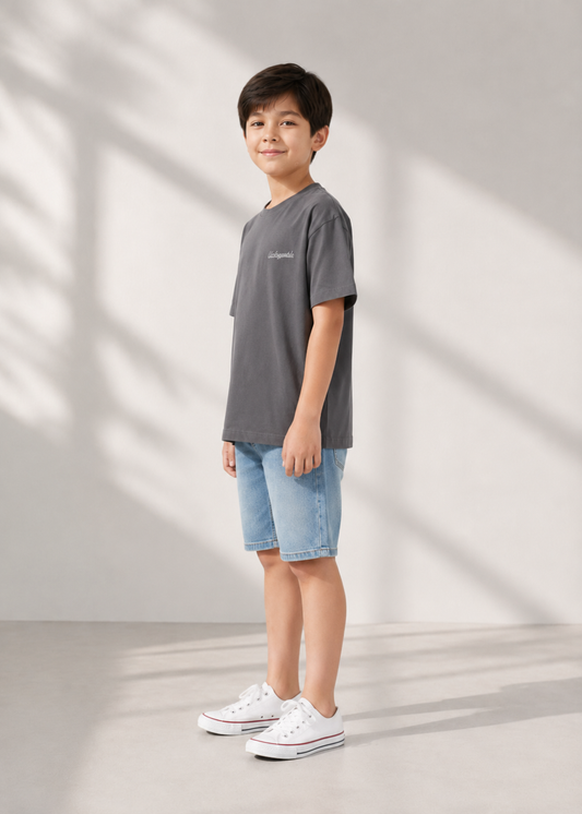 Primark-Boy's T-Shirt Dark Gray WTB