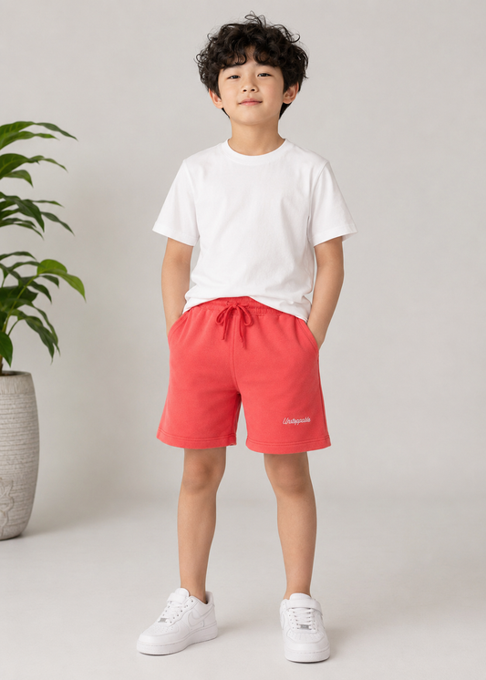 Primark-Boys Terry Shorts Red