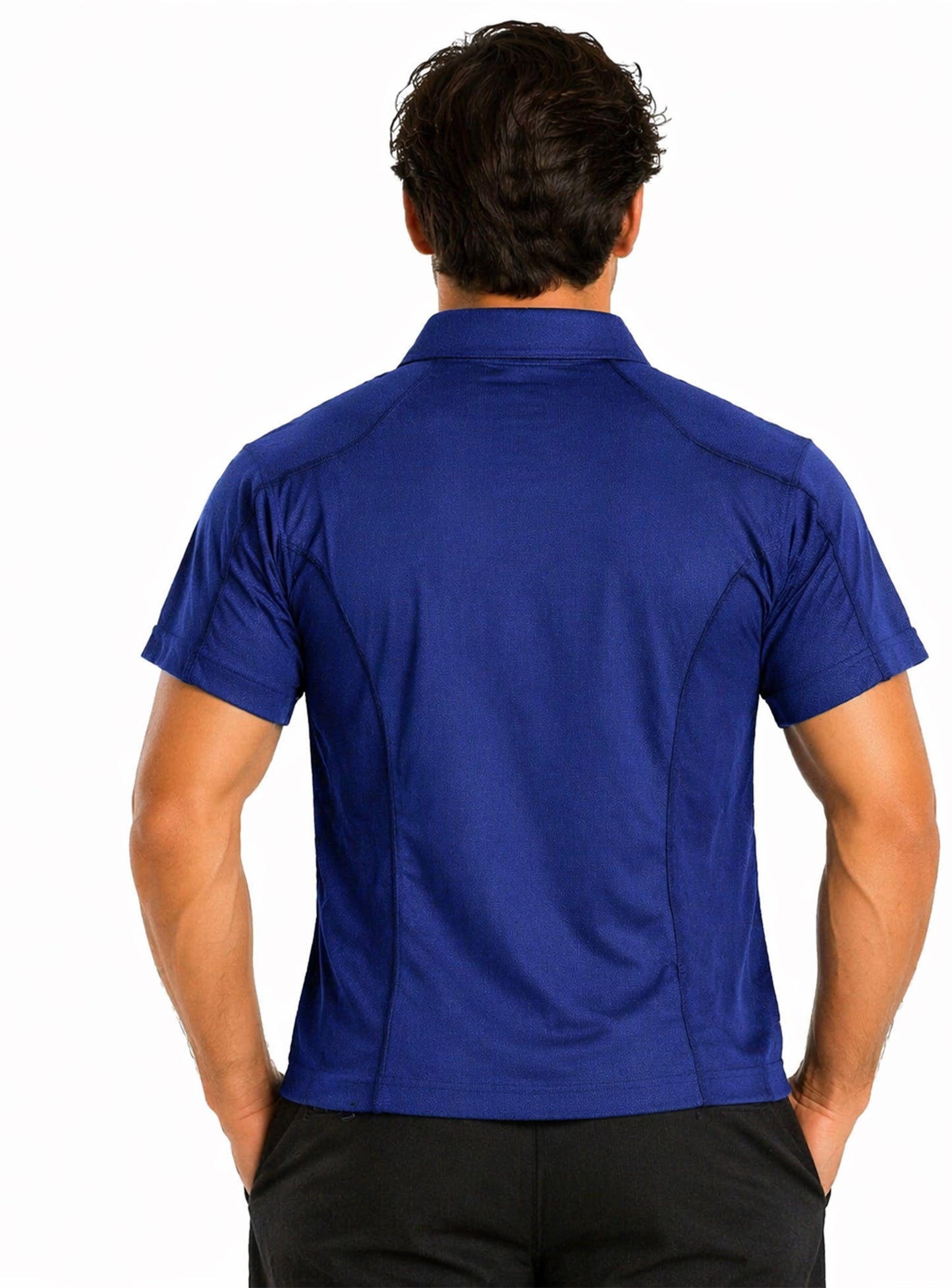 Falcon-Men FLN Polo Shirts Royal Blue