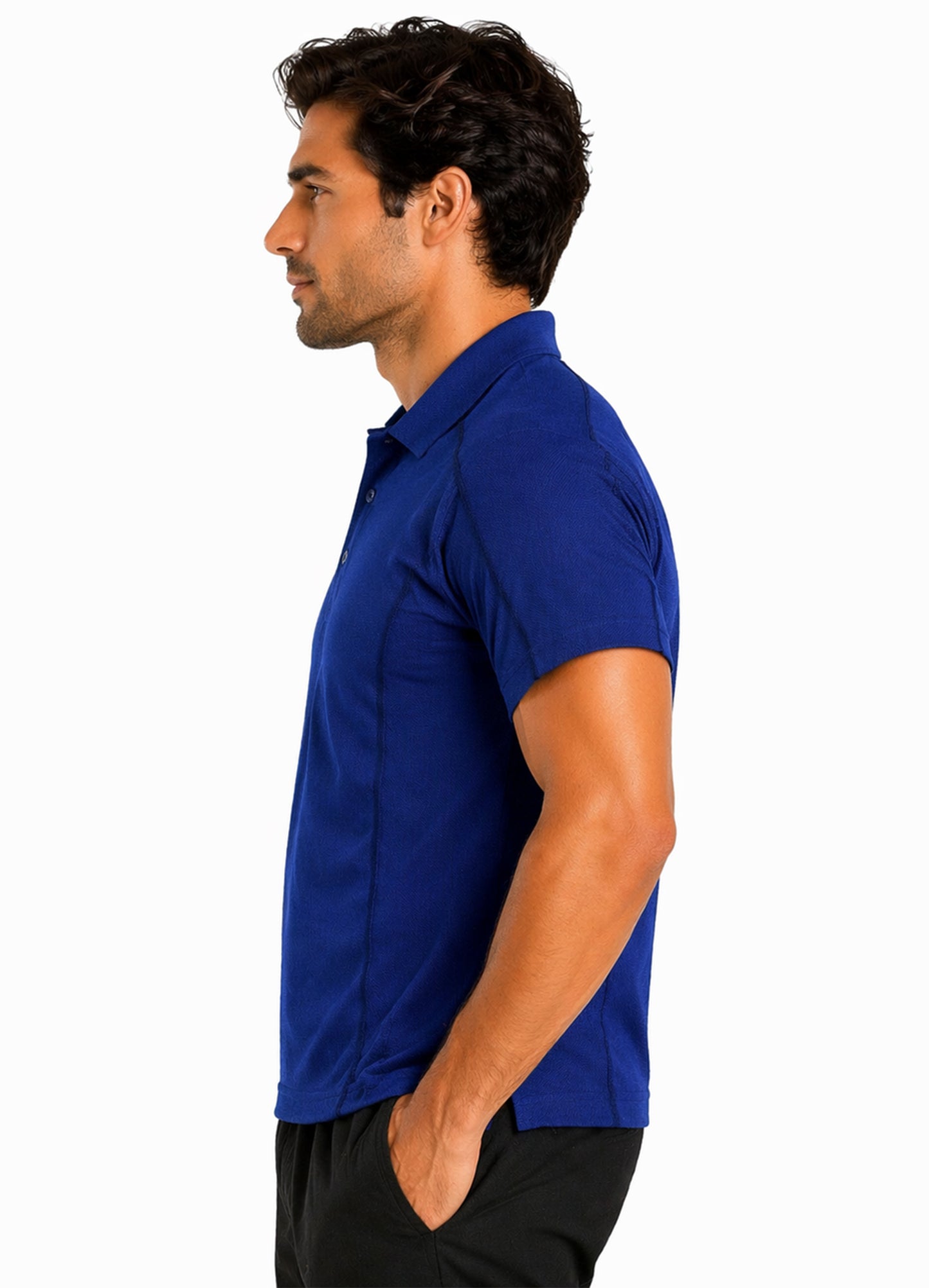 Falcon-Men FLN Polo Shirts Royal Blue