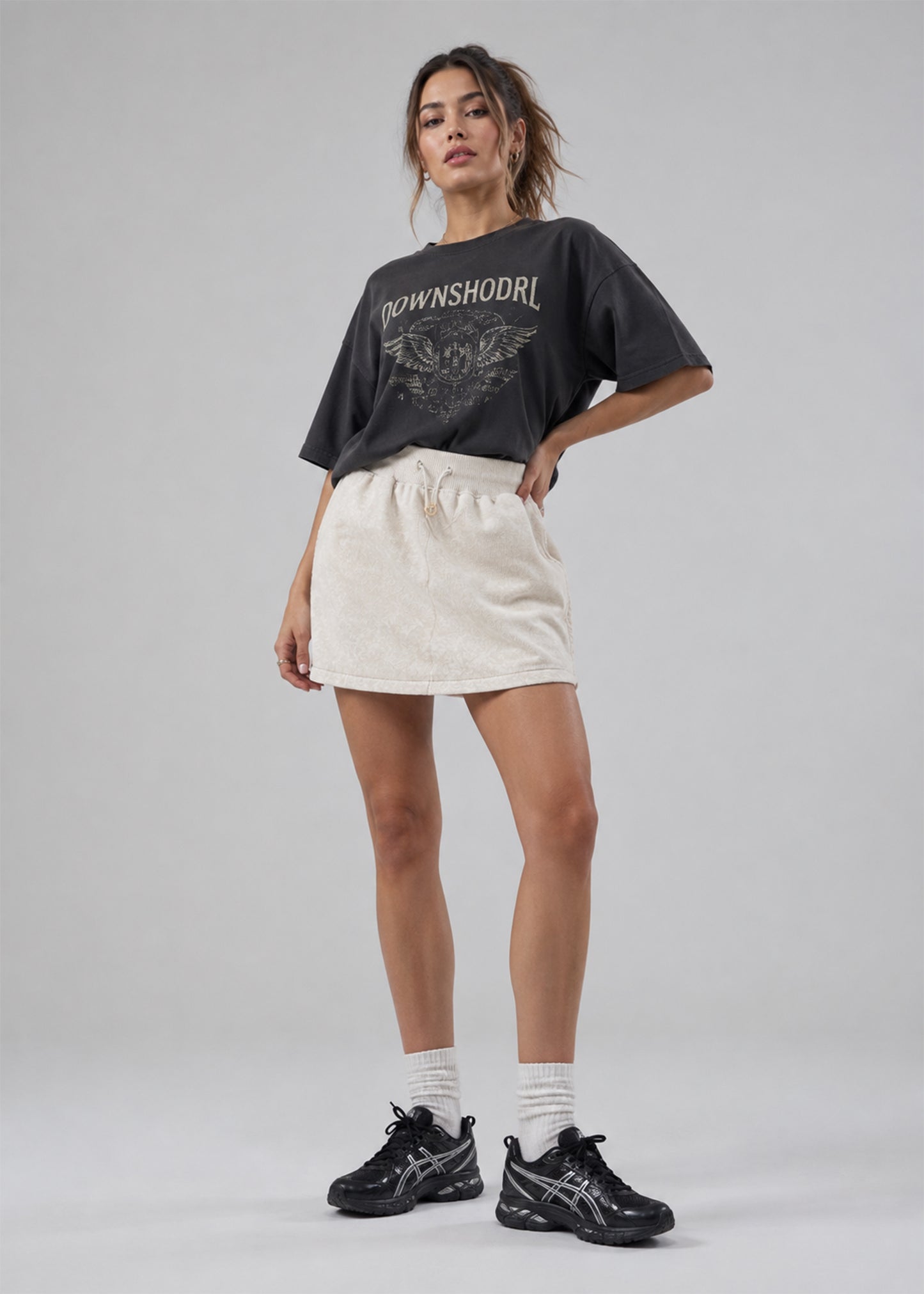 Fashion Nova Women skirt shorts Sand Beige 708