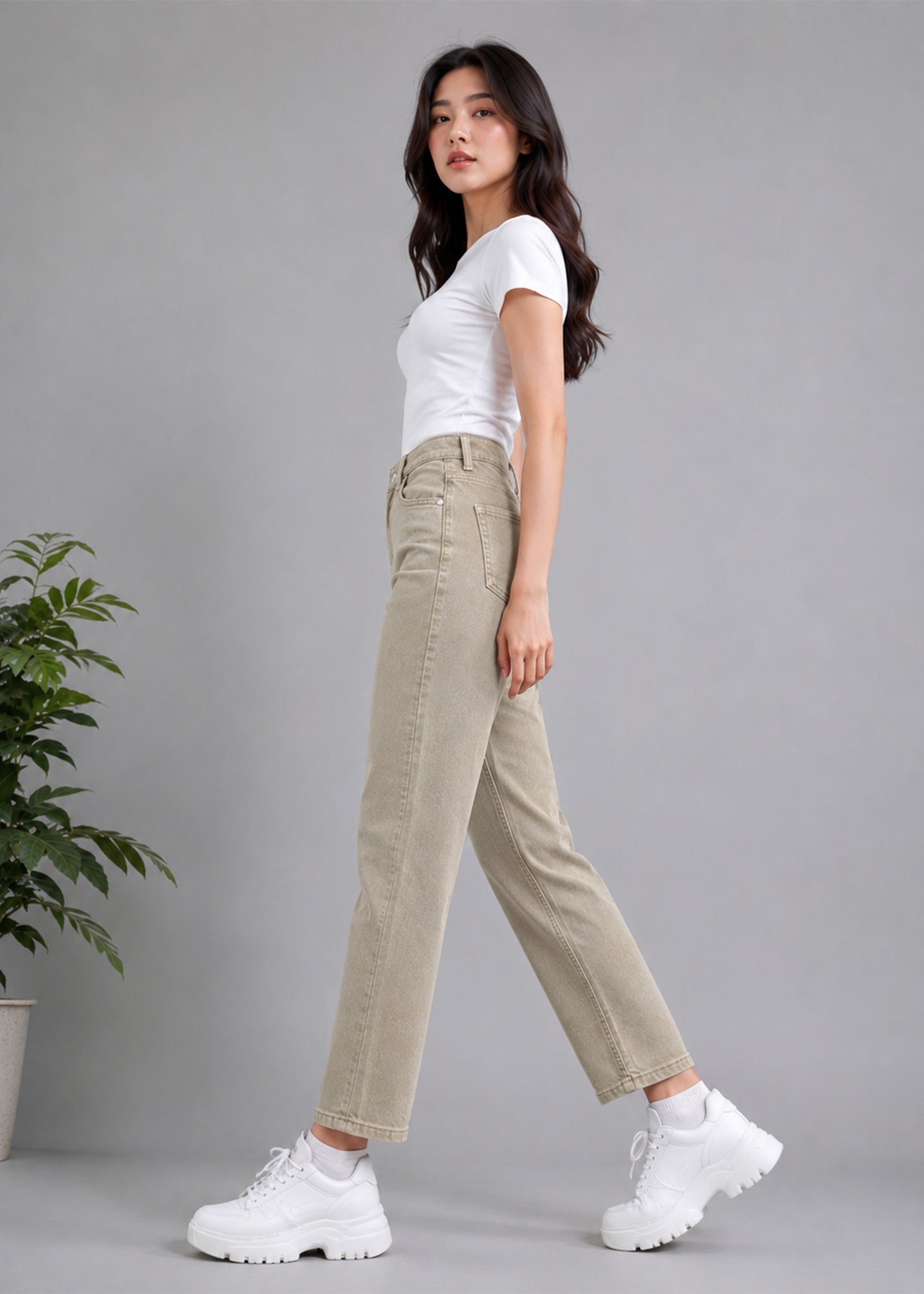 M&S Women Mom Fit Jeans Skin US 681