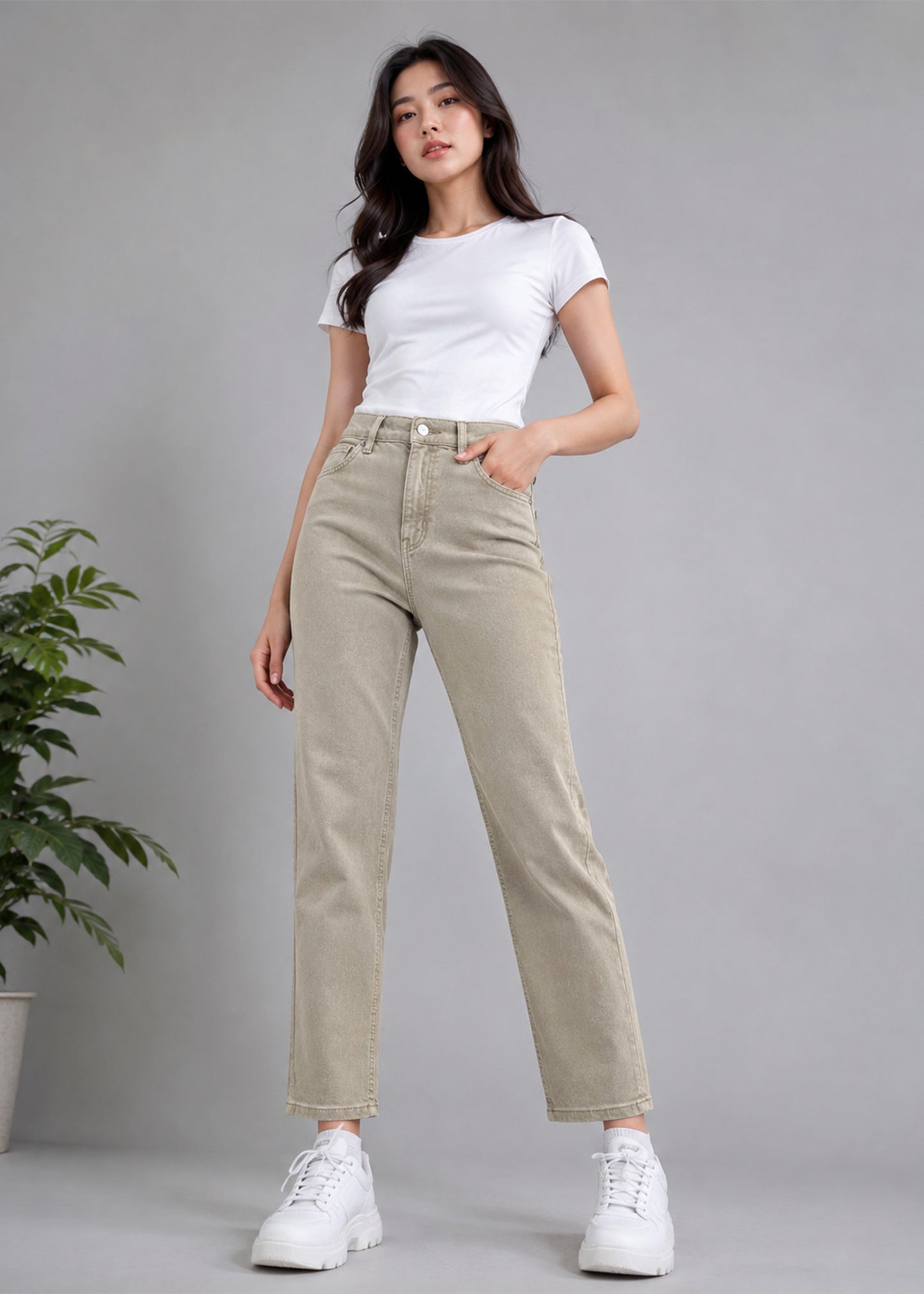 M&S Women Mom Fit Jeans Skin US 681