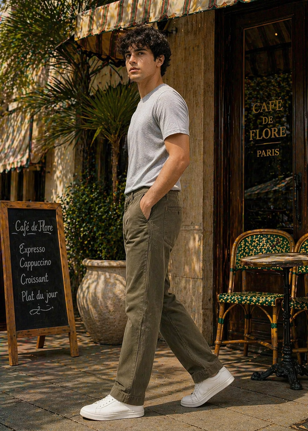 Jack & Jones-Slim Fit Chino Pants Brown 26