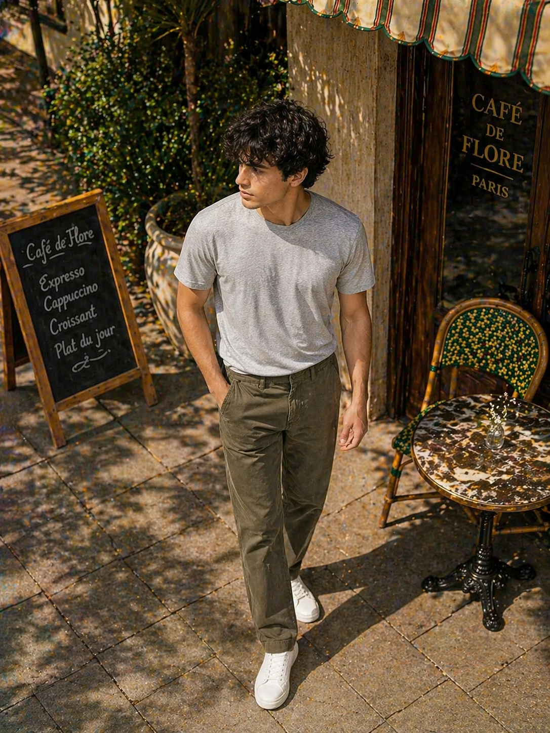 Jack & Jones-Slim Fit Chino Pants Brown 26