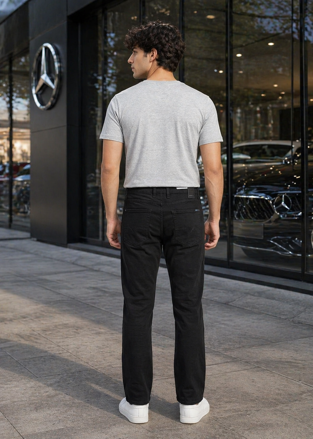 Stooker-Straight Fit Jeans STR Black  18
