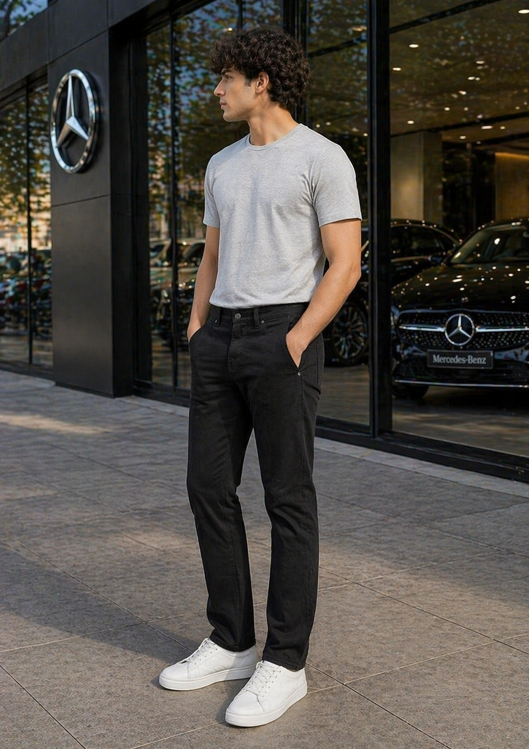 Stooker-Straight Fit Jeans STR Black  18