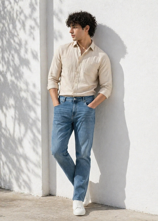 Stooker-Straight  Fit Jeans  STR Blue 30