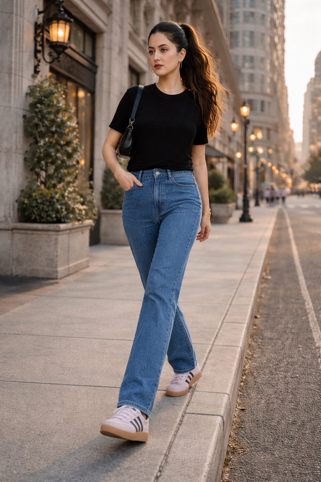 Denim & Co.-Straight Fit Woman Jeans -US 817