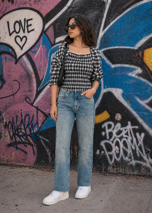 H&M-Straight fit Women Jeans US 804