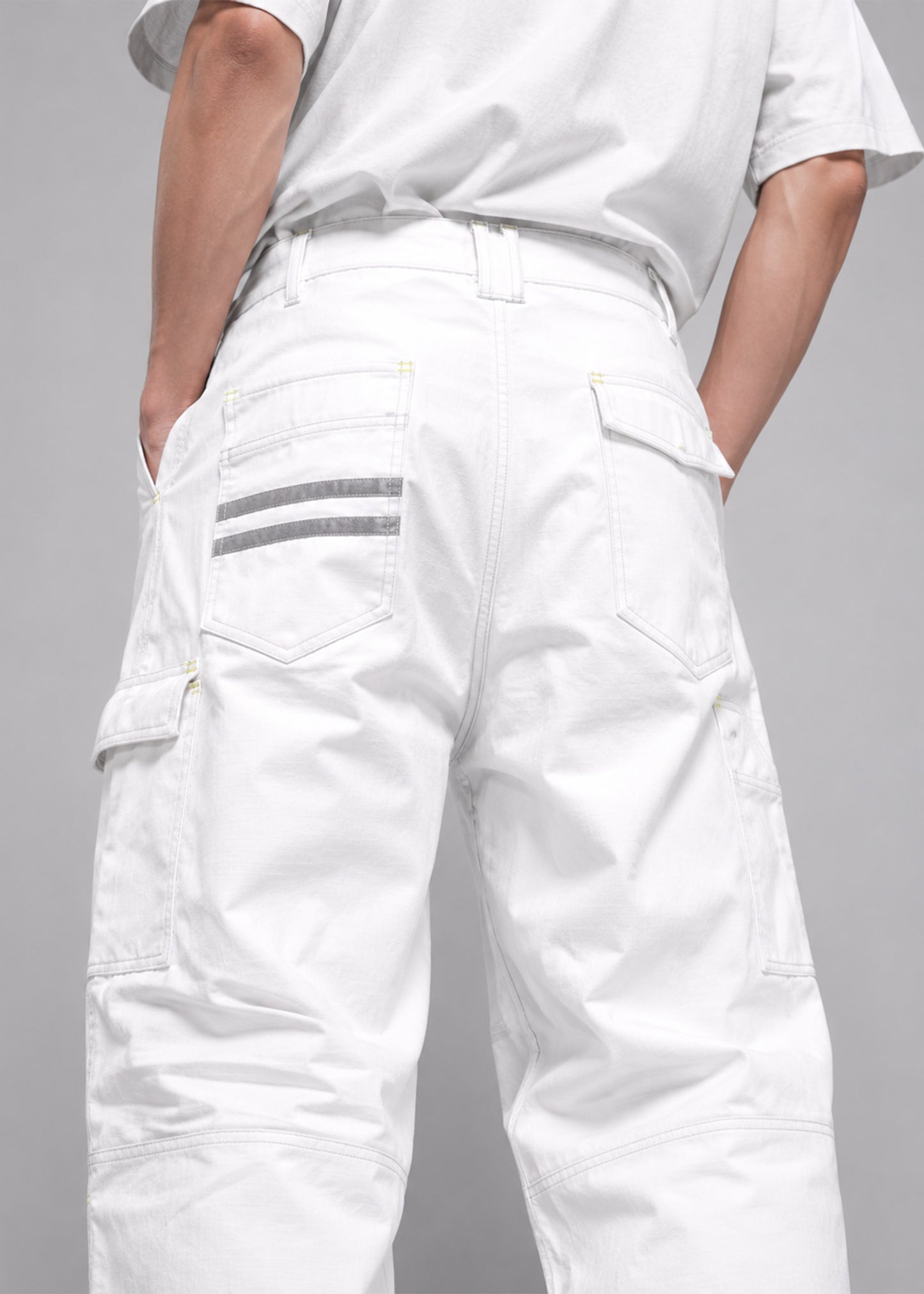 Payper Men's Cargo Pants White 555