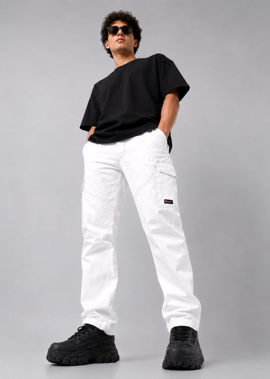 Payper Men's Cargo Pants White 561