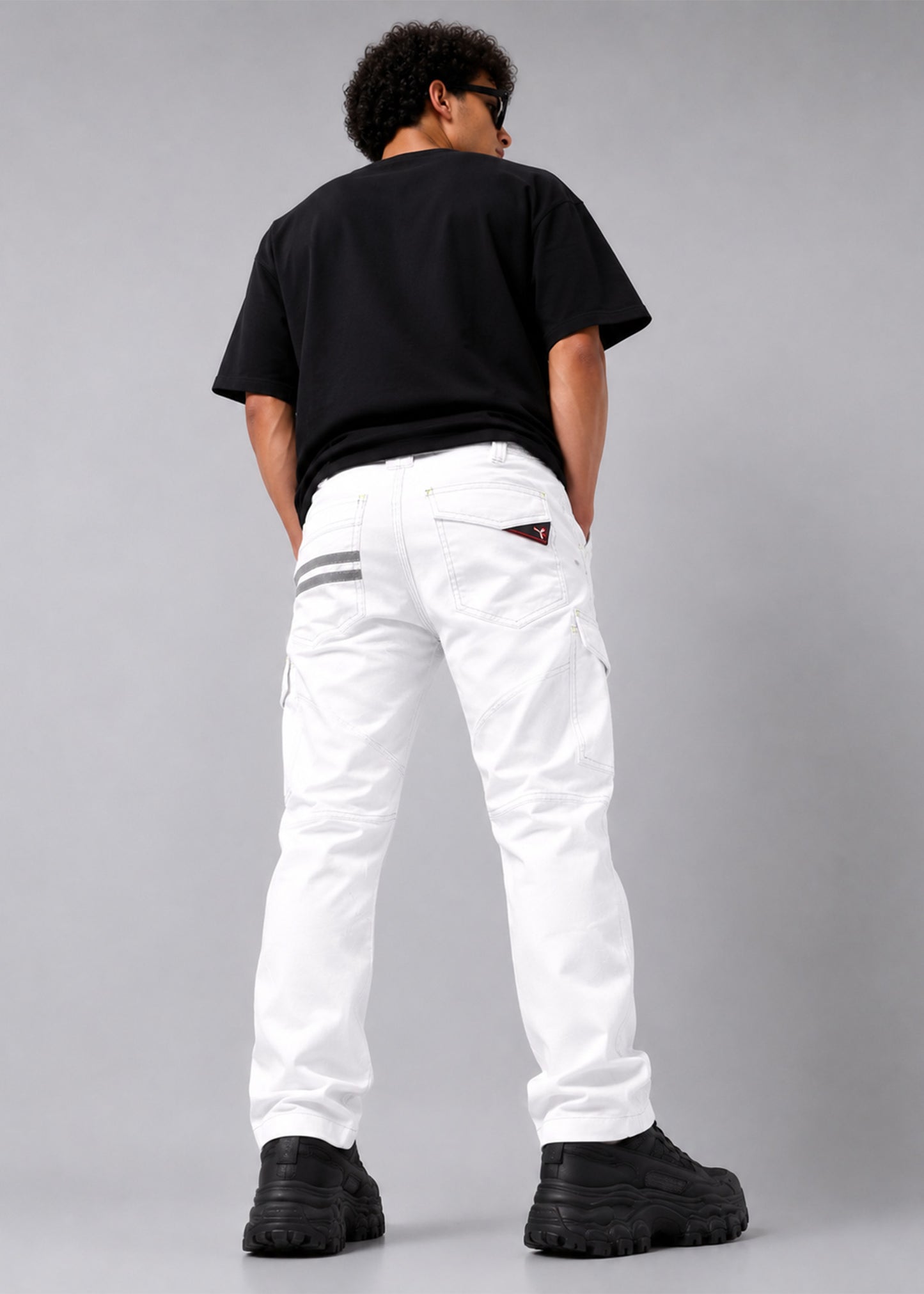 Payper Men's Cargo Pants White 561