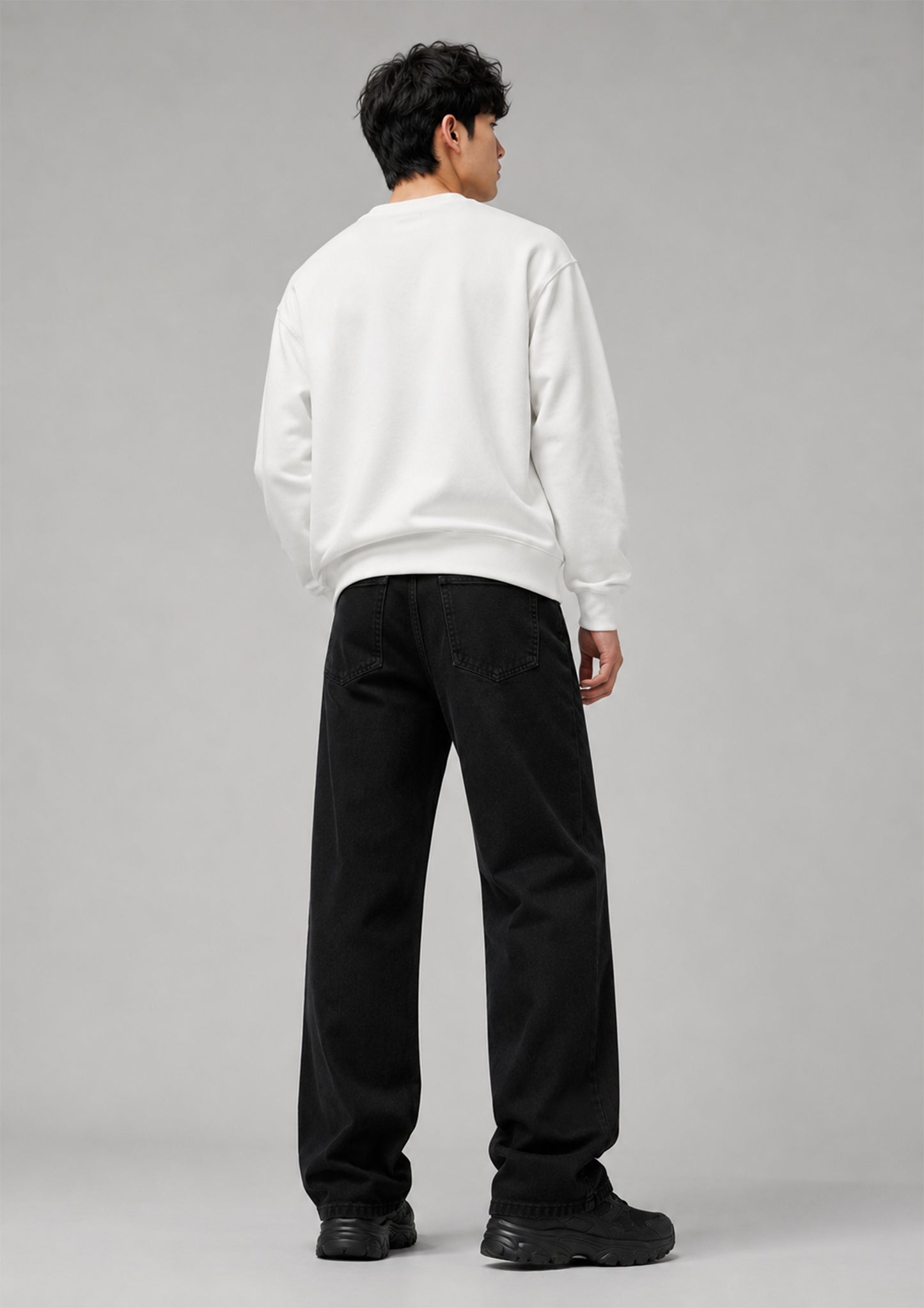 Arrow Men Fleece Sweat Shirts White 716