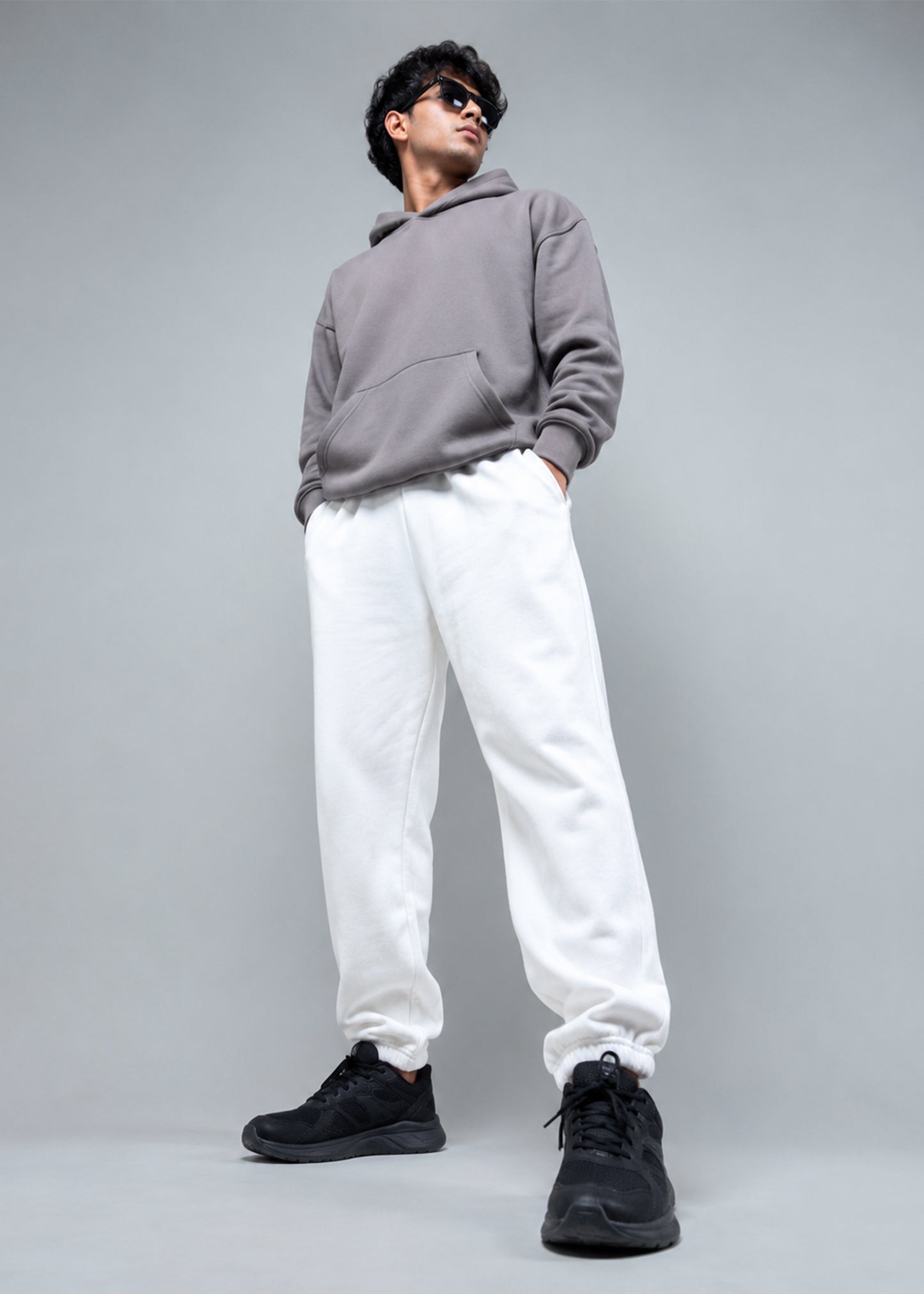 Arrow Men Fleece Trouser  White 717
